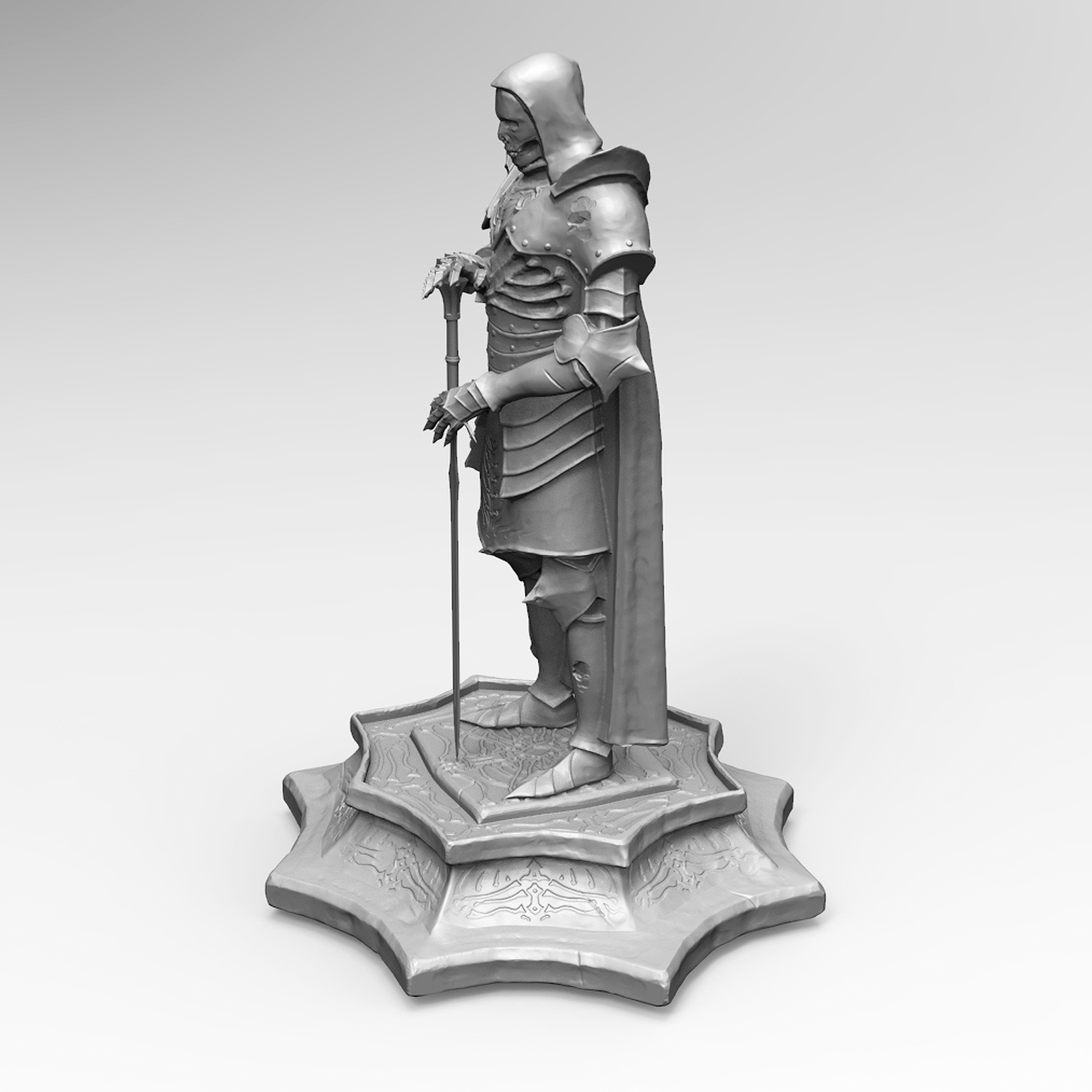 Sculpture death knight