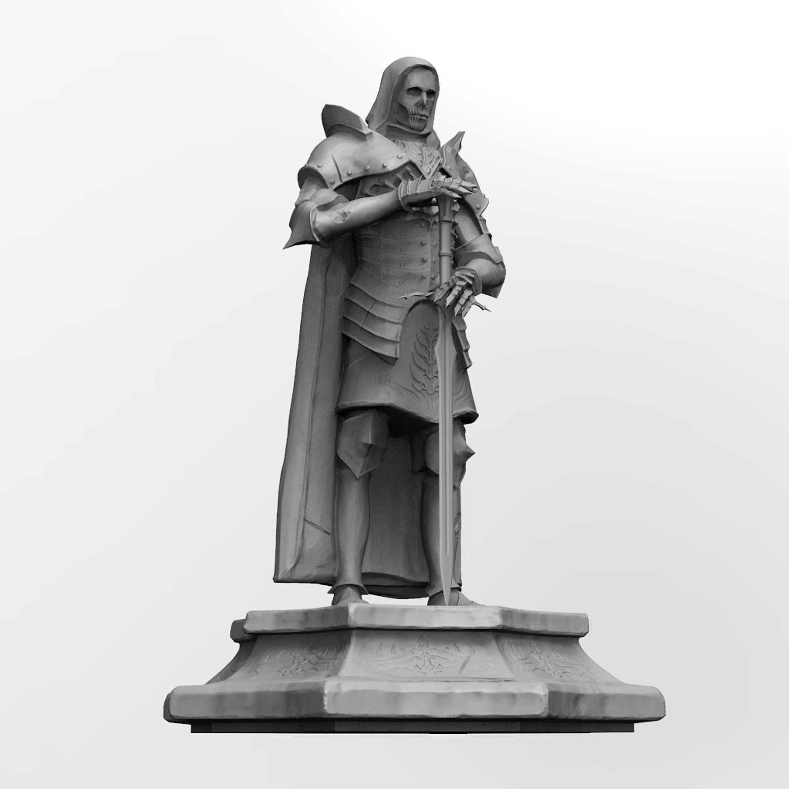 Sculpture death knight